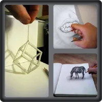One Hundred Art Drawing 3D Des
